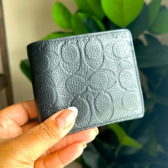 Men’s Coach 3 In 1 Wallet In Signature Leather - Picture 1 of 17